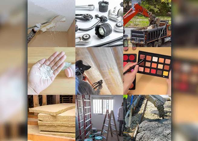Major Products Containing Asbestos Fibres
